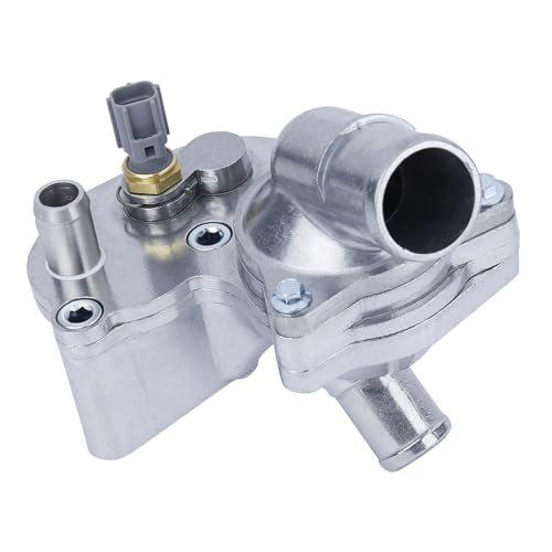 YOUYIEN Upgrade Aluminum Thermostat Housing Assembly(1PCS). Replaces Part #2L2Z8592AA 2L2Z8592BA. Fit for Ford Explorer 2002-2010 4.0L V6,Mercury Mountaineer 2002-2010 4.0L V6. - Image 1