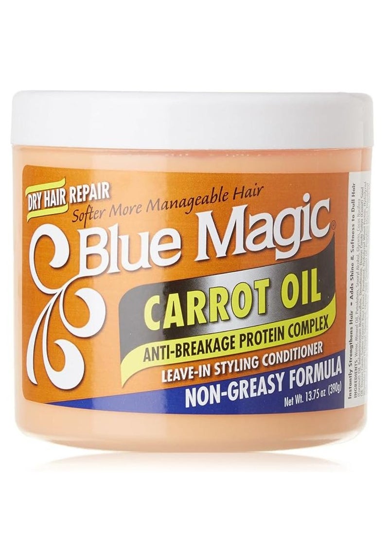 BLUE MAGIC - Carrot Oil Leave In Styling Conditioner 390g - Image 1
