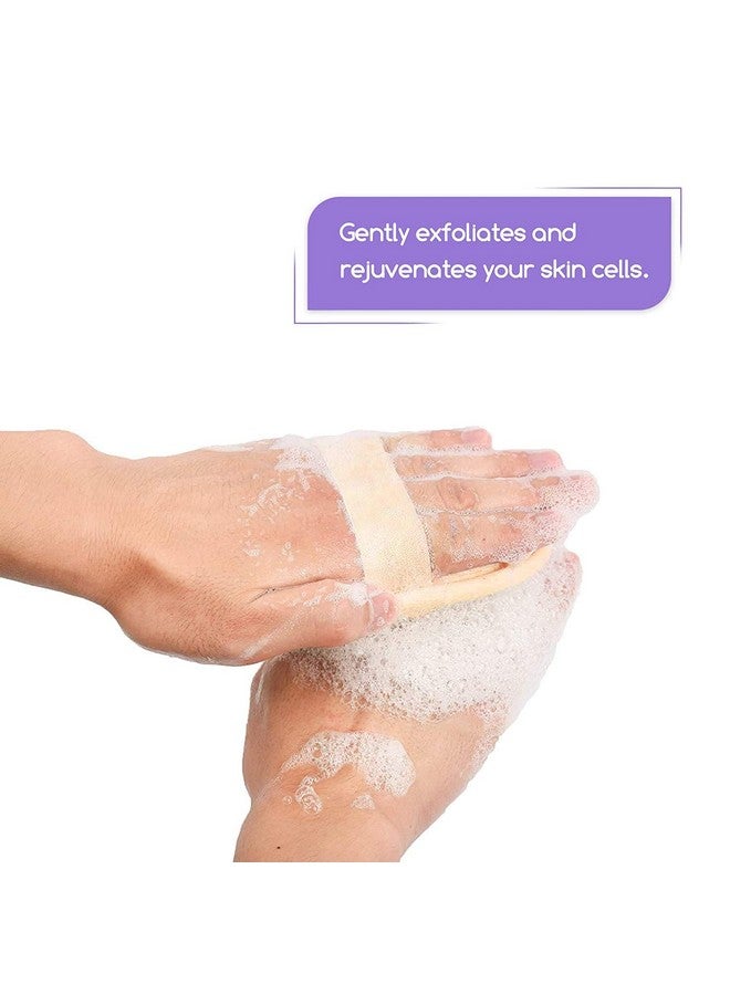 ريكستك مجموعة مكونة من 10 ليفة طبيعية للجسم للاستحمام ليفة عضوية مع إسفنجة استحمام للنساء والرجال والأطفال - Image 5