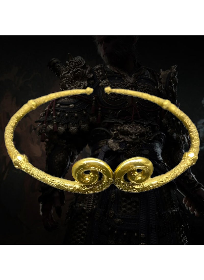 Hanghaijia Black Myth Wukong Headwear Tightening Curse,The West Eripheral Monkey King Game Model Incantation of the Golden Hoop  - Image 1