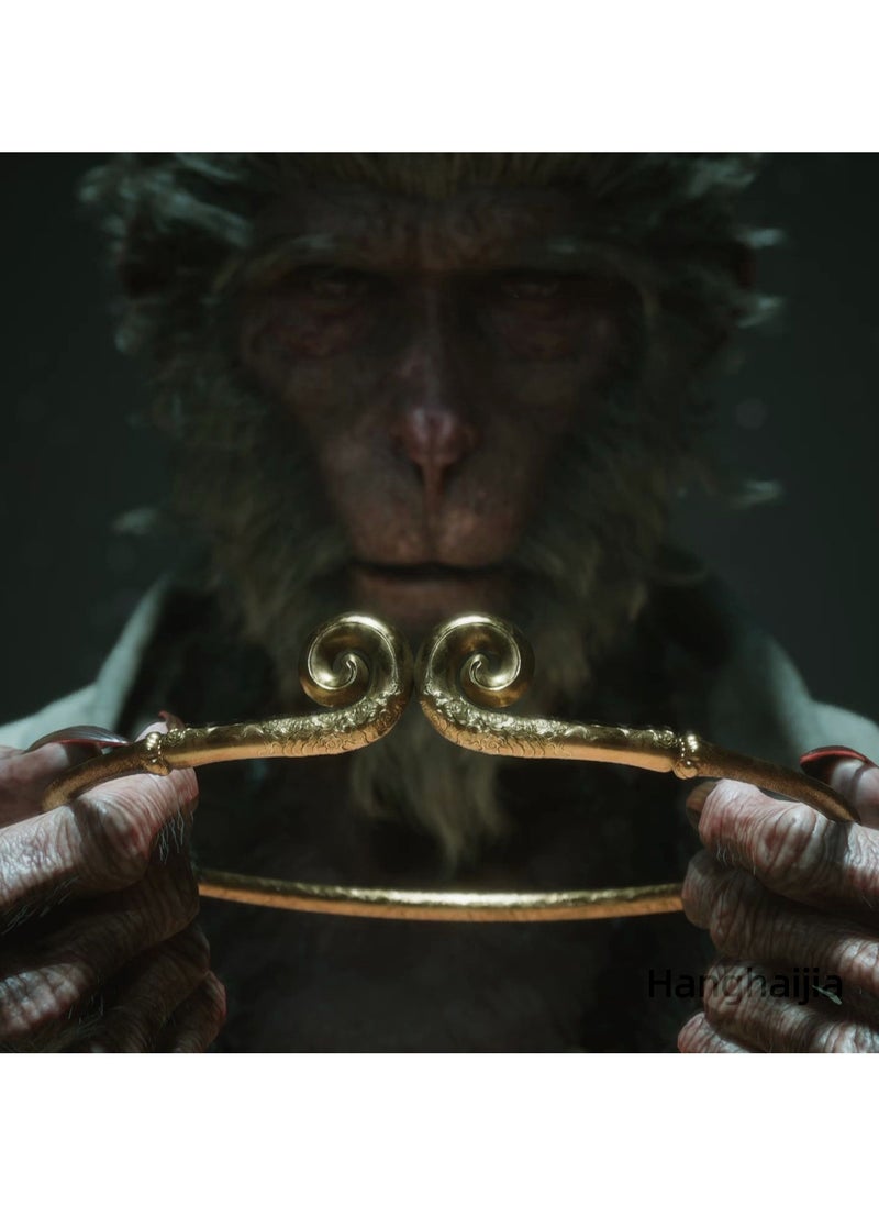 Hanghaijia Black Myth Wukong Headwear Tightening Curse,The West Eripheral Monkey King Game Model Incantation of the Golden Hoop  - Image 5