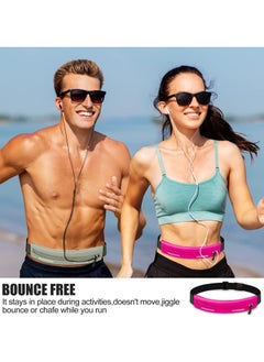 SYOSI Running Waist Pack, Running Belt, Water Resistant Waist Belt, Exercise Runner Belt, Flip Running Belt for Men Women, Adjustable Pack, for Travelling, Fitness, Hiking, Cycling  - Image 5