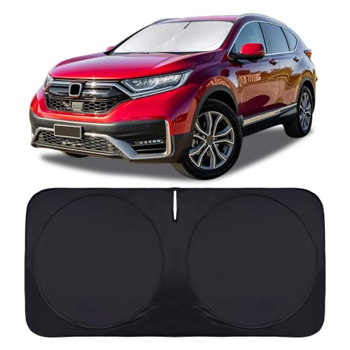 INSAUTO Sunshade for Honda CRV 2017-2022 Sun Shade Fit HR-V CR-V LX EX EX-L, Sport Hybrid, Sport Touring Hybrid SUV Accessories Front Window Shield Sun Visor Protector Foldable Windshield Cover Block UV Rays - Image 1