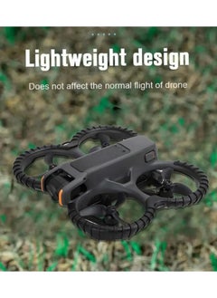 Generic For DJI Avata 2 Drone Protective Bumper Propeller Guard Anti Collision Impact Protector Shock Absorbing Silicone Fortress Design Quick Installation No Tools Needed High Strength Safe Flight Accessories  - Image 5