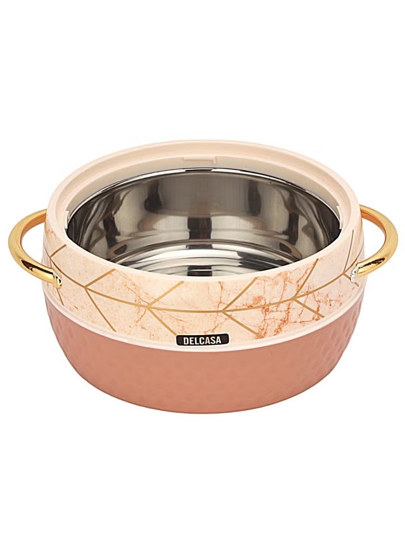 DELCASA Delcasa 3Pc Casserole Set SS Inner 1.3+2.25+2.95L Twist Lock - Image 2