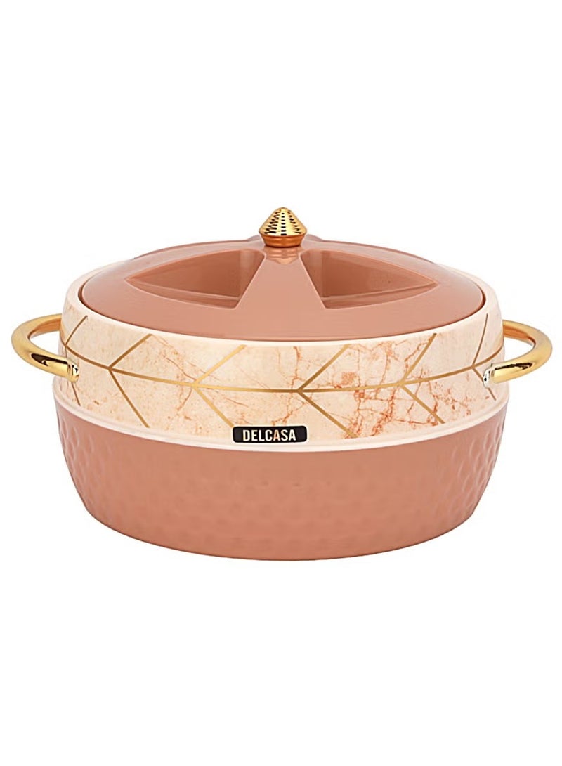 DELCASA Delcasa 3Pc Casserole Set SS Inner 1.3+2.25+2.95L Twist Lock - Image 5