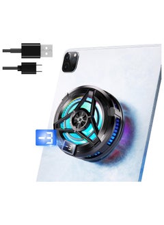 GUDOO iPad Radiator Magnetic Tablet Cooler For iPhone iPad Android Tablet Compatible Magnetic Semiconductor Heat Sink With Temperature Display Radiator Cooler  - Image 1