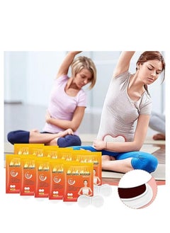 Hodaf Hot Patch Waist Self-Heating Patch Winter 10X Portable Menstrual Heating Pad, Warm Adhesive Portable Heating Patches  - Image 2