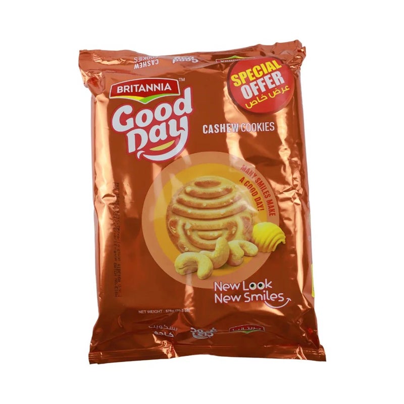 Britannia Good Day Cookies With Butter And Cashew, Special Offer Pack- 576gms