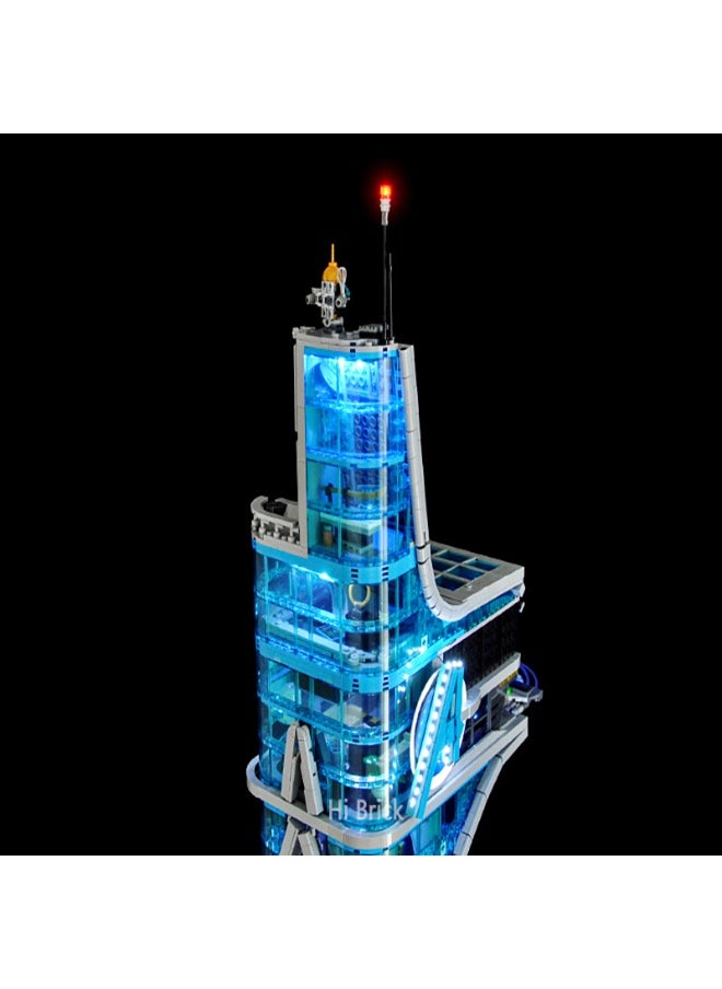 BRIXSPARK BRXISPRAK LED Light for Lego-76269 Marvel Avengers Tower Building Blocks Model (Lego Set NOT Included)  - Image 3