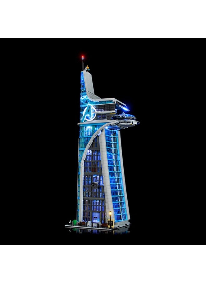BRIXSPARK BRXISPRAK LED Light for Lego-76269 Marvel Avengers Tower Building Blocks Model (Lego Set NOT Included)  - Image 1