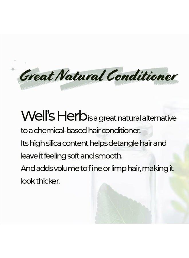 Well's Oil Well's Herb Dried Horsetail | 0.5 oz. | 100% Natural | Herbal Hair & Skin Oil Ingredient | DIY Beauty Essential - Image 4