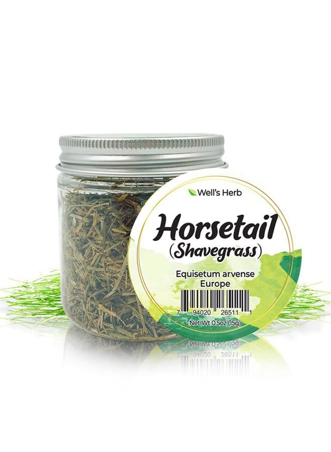 Well's Oil Well's Herb Dried Horsetail | 0.5 oz. | 100% Natural | Herbal Hair & Skin Oil Ingredient | DIY Beauty Essential - Image 1