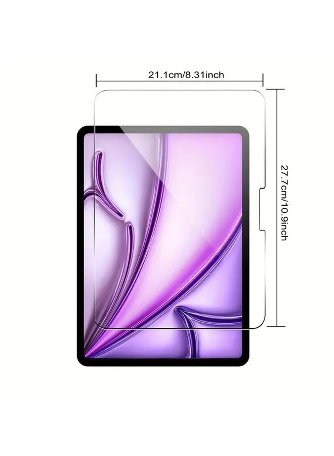 Anti Fingerprint Tempered Glass Screen Protector Set For iPad Air 13 2025 M33 Pack - Image 3