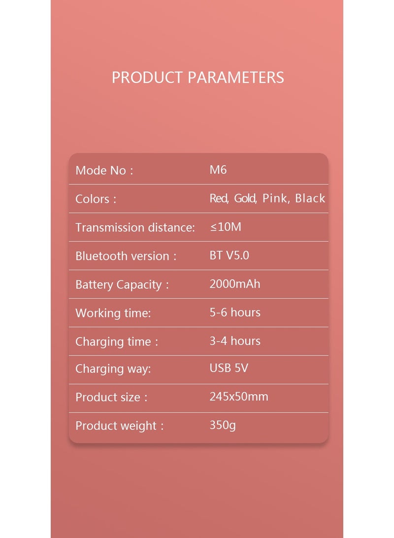 Flash Hawk Multifunction Portable 2-in-1 Bluetooth Karaoke Microphone & Speaker, with Vocal Reverb, 2000mAh, K3, Black - Image 5