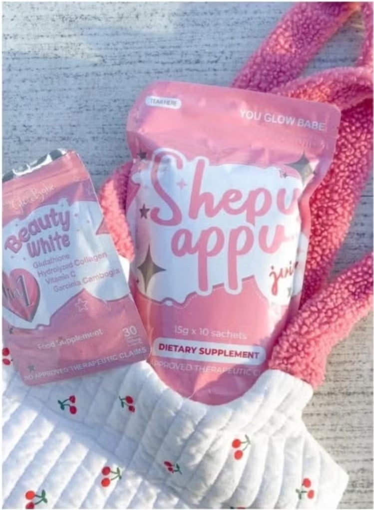 You Glow Babe Shepu Appu Juice Powder – 2 Packs (15g x 10 Sachets Each) | Refreshing Herbal Drink Mix - Image 2