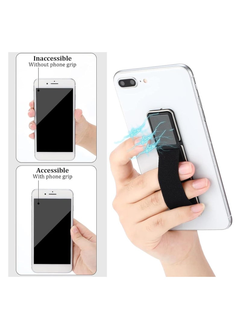 GO-DES GD-G086 Magnetic Strap Cell Phone Grip – 4-in-1 Universal Soft Elastic Holder for Smartphones & Tablets - Image 3