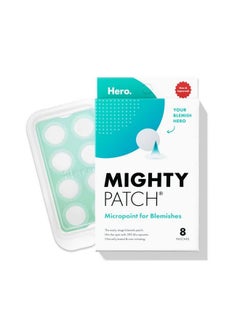 Mighty Patch Micropoint For Blemishes From Hero Cosmetics Hydrocolloid Acne Spot Treatment Patch For Early Stage Zits And Hidden Pimples 395 Micropoints (8 Patches)  - Image 1