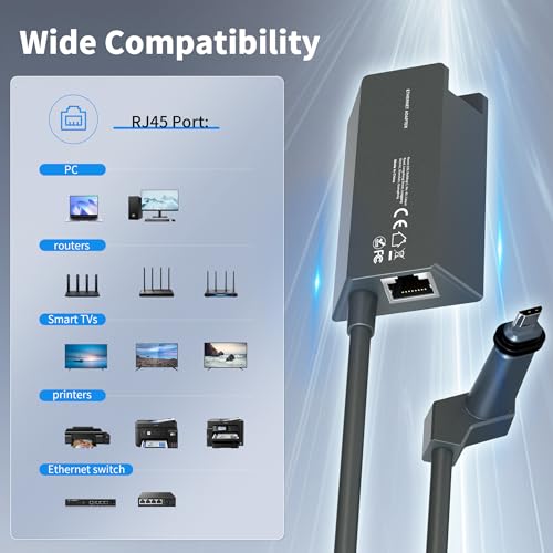 LUCMO Starlink Gen 2 Ethernet Adapter for Standard Gen 2 ONLY - Wired Network Connector Compatible with Standard Actuated Dish and Router (Not for Gen 3) - Image 3