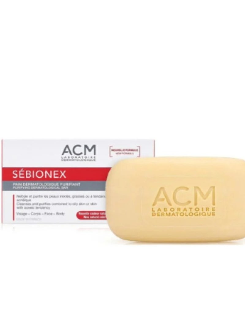 ACM ECC soapy saponix for dermatology is 100 grams 