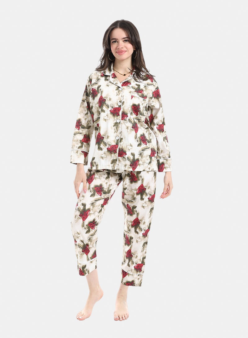 Red Circle Classic printed pajamas - Image 1