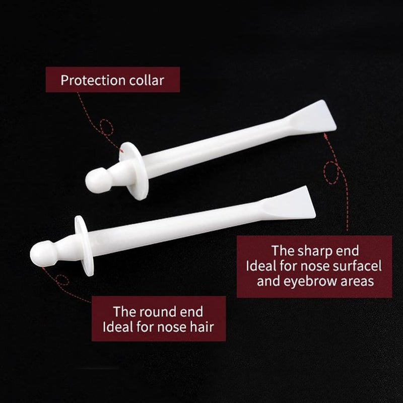 SWIUKPHE Nose and Ear Hair Removal Wax Kit for Men and Women, 50g Painless Wax Beads, 5 Applicators, 10 Paper Cups, Quick Cleaning for Nasal Hair or Ear Hair - Image 3