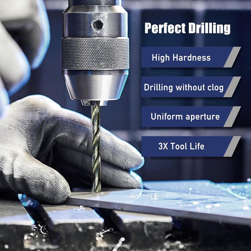 Inditrust High Speed Steel 13 Pcs Of Hss Bit Set For Drilling Wood, Steel, Plastic And Wall 1.5-6.5 Mm, Straight - Image 2