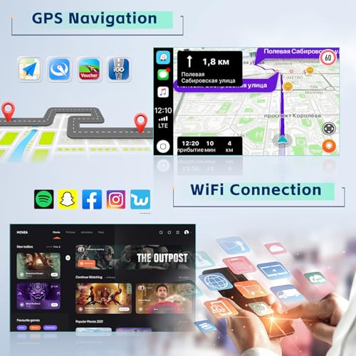 Inefala 8Core 4G+64G【Support Bose System】 Android Car Radio for 2003-2006 Chevy Chevrolet Silverado SSR Tahoe GMC Siera Yukon Car Stereo with Wireless CarPlay Android Auto, 7" Touchscreen with GPS WiFi SWC - Image 5