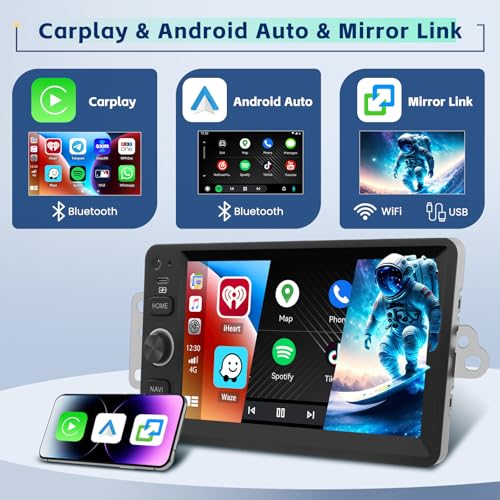 Inefala 8Core 4G+64G【Support Bose System】 Android Car Radio for 2003-2006 Chevy Chevrolet Silverado SSR Tahoe GMC Siera Yukon Car Stereo with Wireless CarPlay Android Auto, 7" Touchscreen with GPS WiFi SWC - Image 4