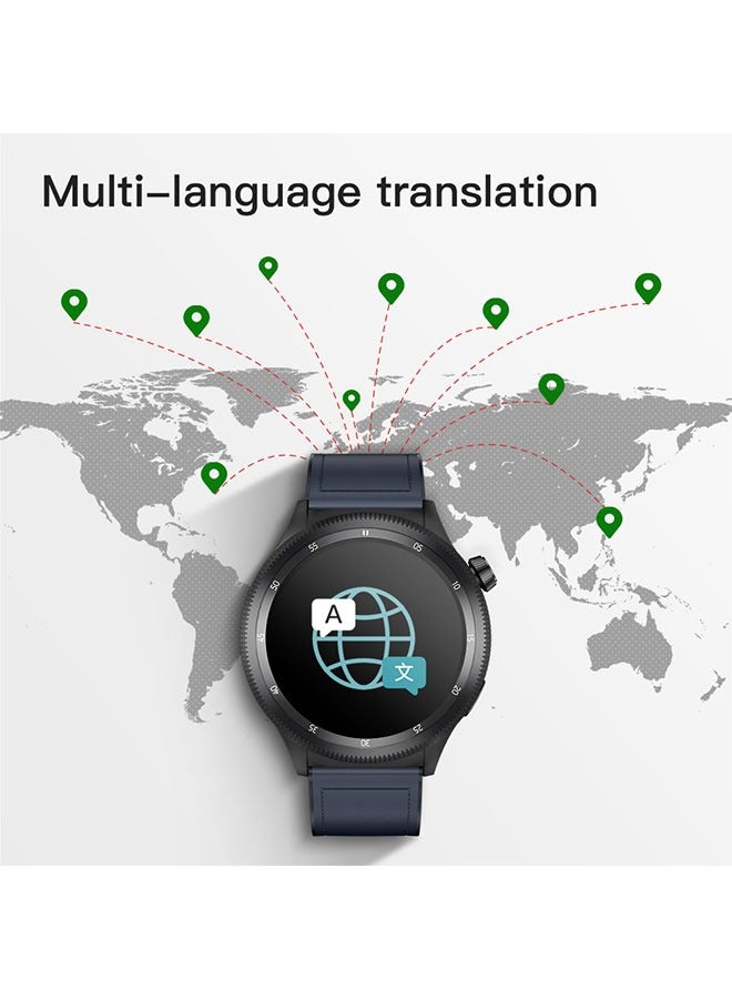 KUMI Gear GT3 Smart Sports Watch AMOLED Display 100 Motion Detection Assisted Sleep Detection Exercise Track Recording Waterproof AI Voice Bracelet NFC Support Sliver - Image 4