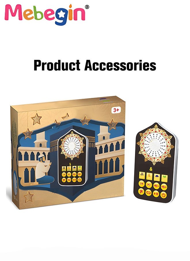 MEBEGIN Chargeable Arabic Musical Toy, Interactive Portable Baby Phone, Creative Early Educational Toy, Perfect Travel Toy, Ideal Gift for Kids Aged 3+, 11.8*13*5.2cm  - Image 4