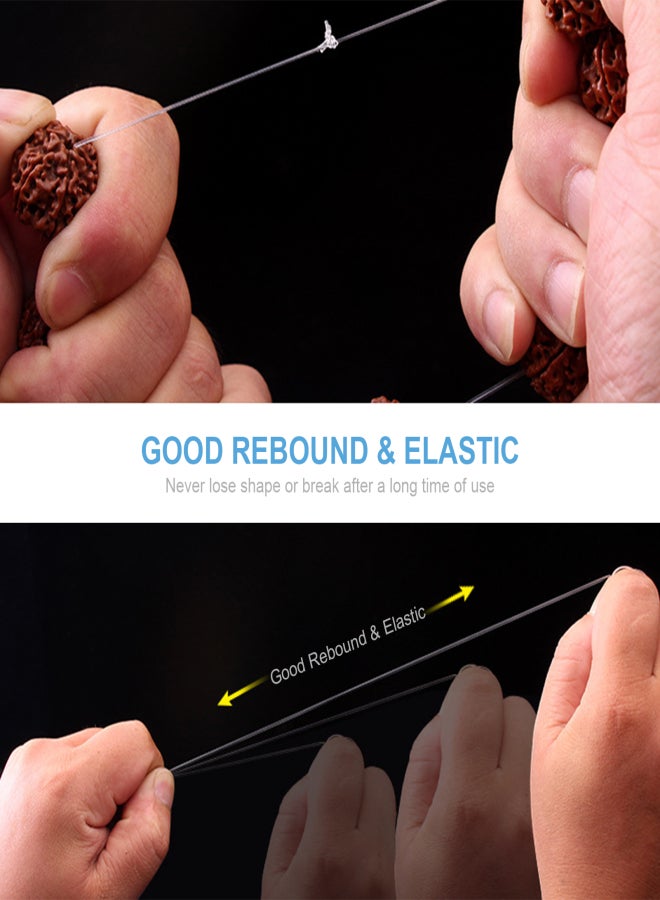 CRYSTALINA 0.6mm Elastic Bracelet String 39ft Strong Stretchy Beading Thread for DIY Jewelry Necklace Bracelet Making - Image 5