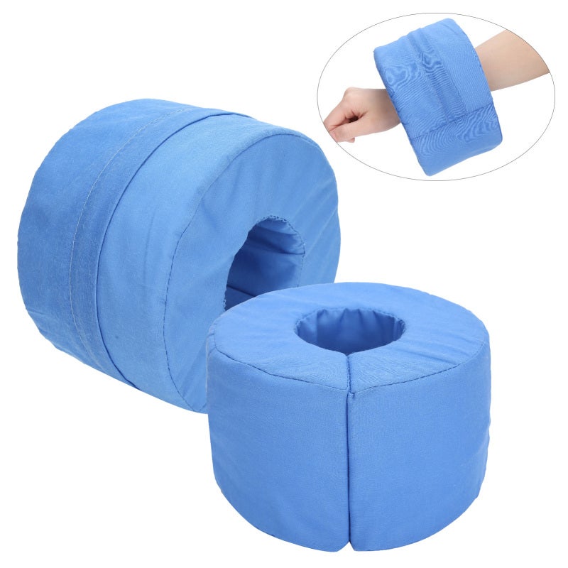 Heel AntiBedsore Pillow 5cm Thick Soft Breathable Fabric High Density Sponge - 360 Degree Rotate Elevating Pad for Elderly Bedridden Patient Disabled Support - Image 3