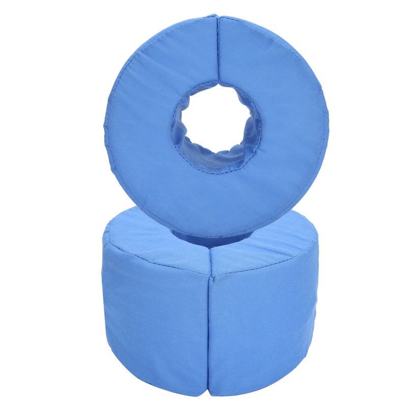Heel AntiBedsore Pillow 5cm Thick Soft Breathable Fabric High Density Sponge - 360 Degree Rotate Elevating Pad for Elderly Bedridden Patient Disabled Support - Image 2