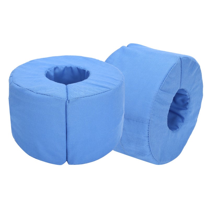 Heel AntiBedsore Pillow 5cm Thick Soft Breathable Fabric High Density Sponge - 360 Degree Rotate Elevating Pad for Elderly Bedridden Patient Disabled Support - Image 5