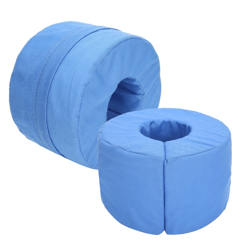 Heel AntiBedsore Pillow 5cm Thick Soft Breathable Fabric High Density Sponge - 360 Degree Rotate Elevating Pad for Elderly Bedridden Patient Disabled Support - Image 4