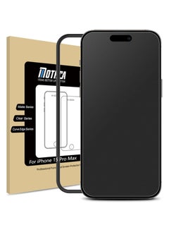 FARROBIZZ Matte Tempered Glass Screen Protector for iPhone 15 Pro Max Screen Protector, 2.5D Screen Protector Film, Anti-Glare Anti-Fingerprint (Pack of 1)  - Image 1
