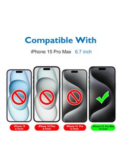 FARROBIZZ Matte Tempered Glass Screen Protector for iPhone 15 Pro Max Screen Protector, 2.5D Screen Protector Film, Anti-Glare Anti-Fingerprint (Pack of 1)  - Image 2