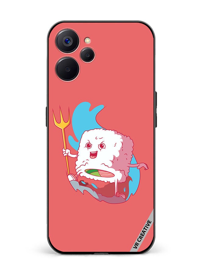 VR CREATIVE Protective Case Cover For Realme 10 5G King Sushi Design Multicolour - Image 1