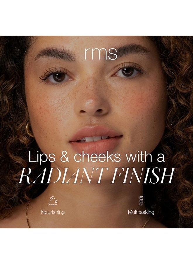 RMS Beauty - Lip2Cheek - Organic Multi-Tasking Cream Makeup Provides Natural Skin Tint as Blush, Lip & Cheek Stain, Lipstick - Smile (0.17 Ounce) - Image 1