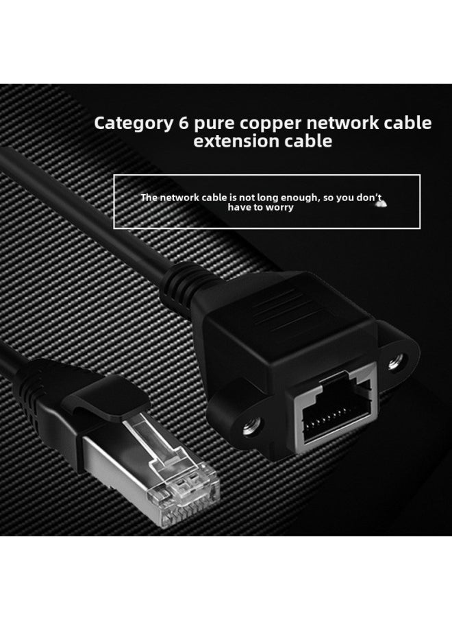 ماركة غير محددة كابل شبكة سوبر 5 فئة 6 RJ45 ذكر إلى أنثى مع خط تمديد للأذن 0.3 متر-اللون: فئة Cat5-الطول: كابل الشبكة ذكر إلى أنثى 1 متر  - Image 3
