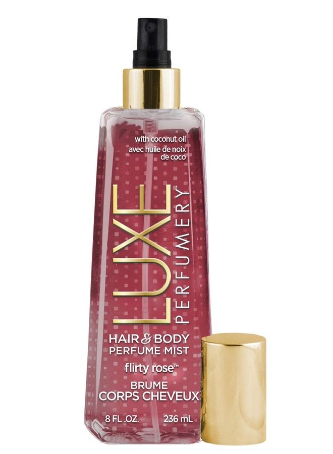 Luxe Perfumery Hair & Body Perfume Mist Flirty Rose, 8.0 fluid ounce (F98450-15-JD) - Image 1