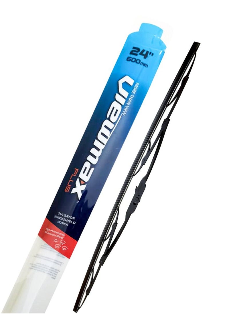 Viewmax VIEW MAX Windshield Car Wiper Blades, Powerful Performance Conventional Wiper Blades - 2 Pcs - (24" 600mm)  - Image 3