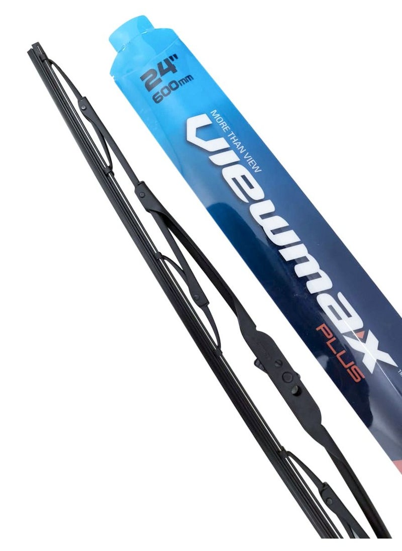Viewmax VIEW MAX Windshield Car Wiper Blades, Powerful Performance Conventional Wiper Blades - 2 Pcs - (24" 600mm)  - Image 2