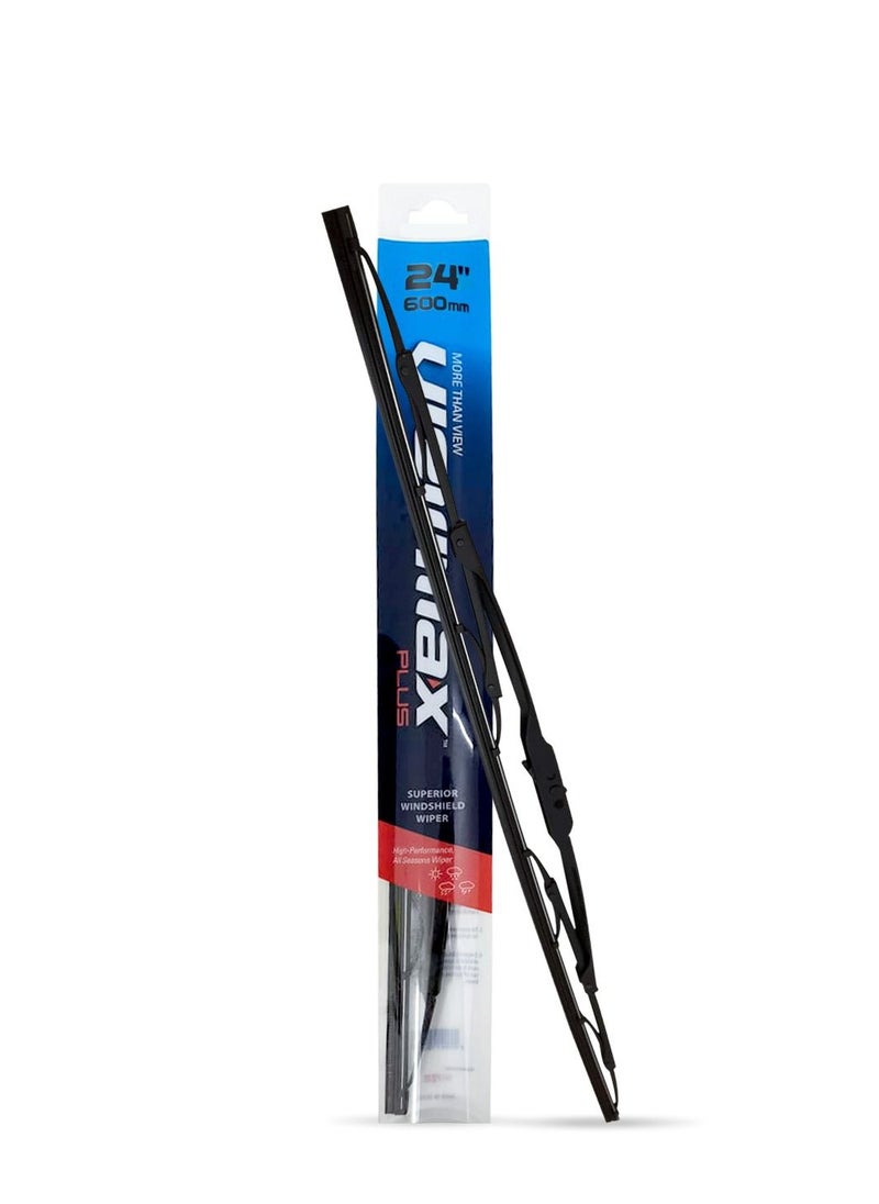 Viewmax VIEW MAX Windshield Car Wiper Blades, Powerful Performance Conventional Wiper Blades - 2 Pcs - (24" 600mm)  - Image 4