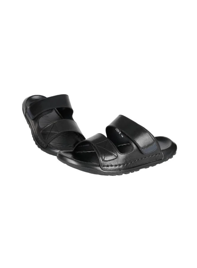 barjeel uno 008-3638 Barjeel Uno Mens Casual Sandals 23218-10 Black