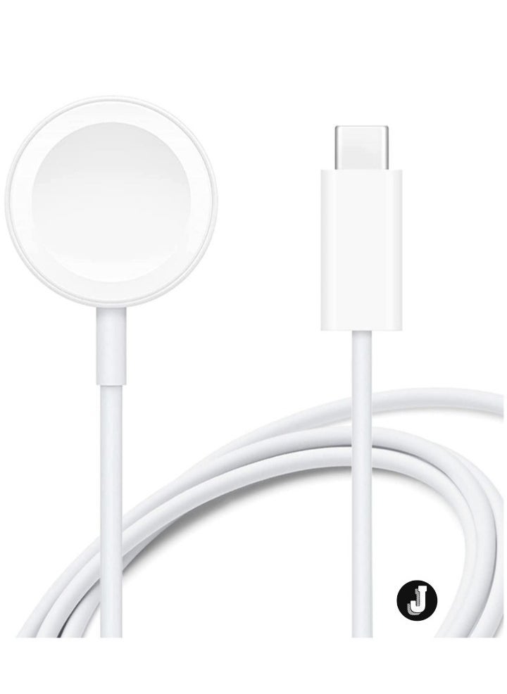 JAJEEK "Wireless Charging Cable ET-WC22 for Apple Watch – 5V/0.35A, 1.0m, White – Fast & Efficient Charging Solution" - Image 1