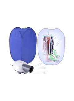 Electric Clothes Dryer, 800W Vent-less Portable Electric Air Clothing Drying Machine Fast Dryer Fold-able Fast Garment Dryer Heater for Home Dormitory Travelling 19.69 x 19.69 x 35.43inch US Plug