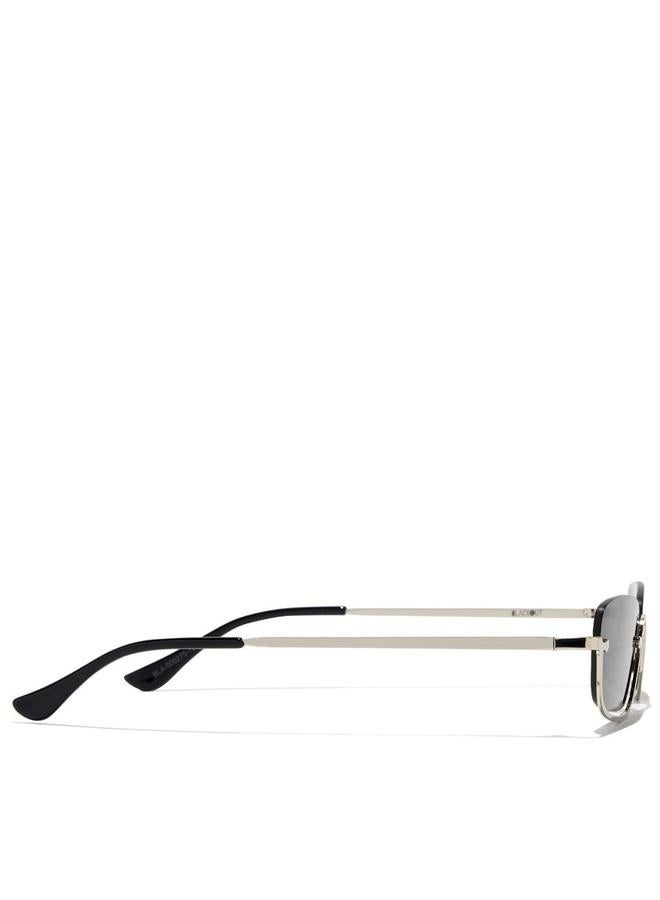 بلاك أوت نظارات شمسية مستطيلة للنساء من بلاك آوت إنترج} - Image 5