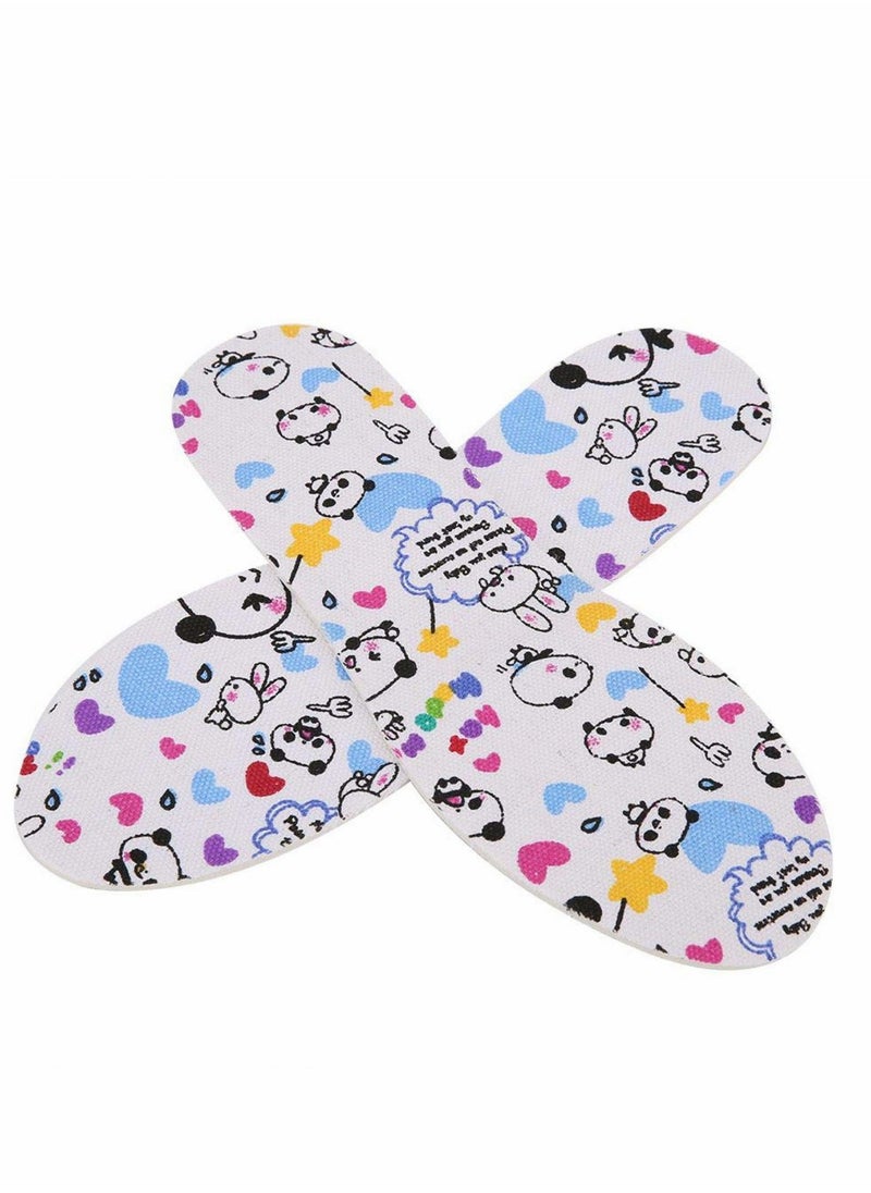 Excefore - Shoe Insoles for Kids, 2 Pair Pack Comfortable Shoe Inserts Set, Cut-to-Size Shoe Insoles for Kids with Fun and Cool Design - Image 1